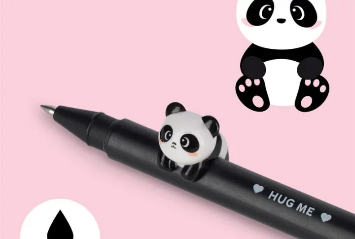 Gelstift Panda von Legami mit schwarzer Tinte