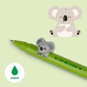 Gelstift Koala von Legami mit grüner Tinte