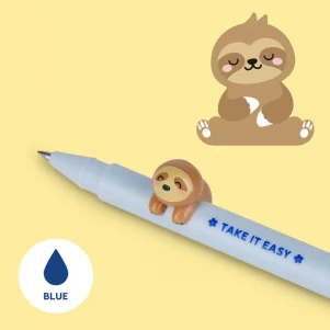 Gelstift Faultier von Legami mit blauer Tinte