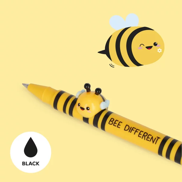 Legami Gelstift – Lovely Friends „Bee“ (0,5 mm, schwarz)
