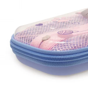 Hartschalen-Federmäppchen „Wonderwow – Kitty“ von Legami, robustes PET, Netzfach innen, 23×11×5 cm, 105 g, .