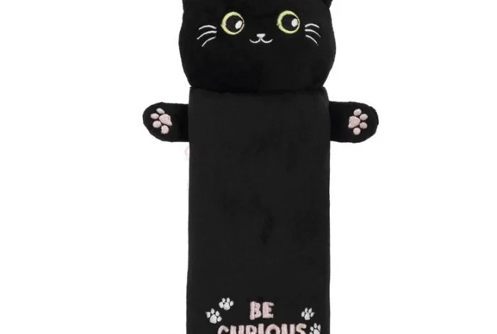 Federmäppchen Super Soft Cats von Legami – weiches Etui mit Katzenmotiv, CE-zertifiziert, mit Ausmalbild auf der Verpackung“